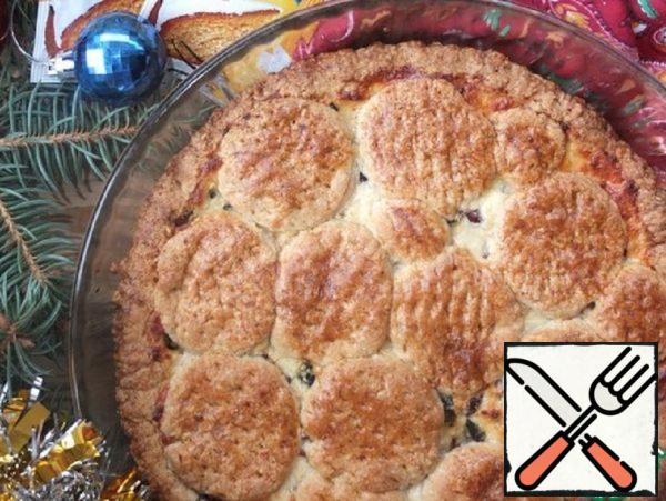 Nut Pie with Curd Filling Recipe