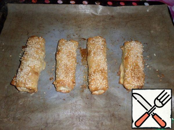 
We bake for 10-15 minutes at 200 degrees.
