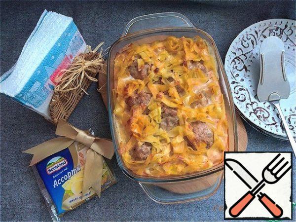Here is such a beautiful casserole turned out.