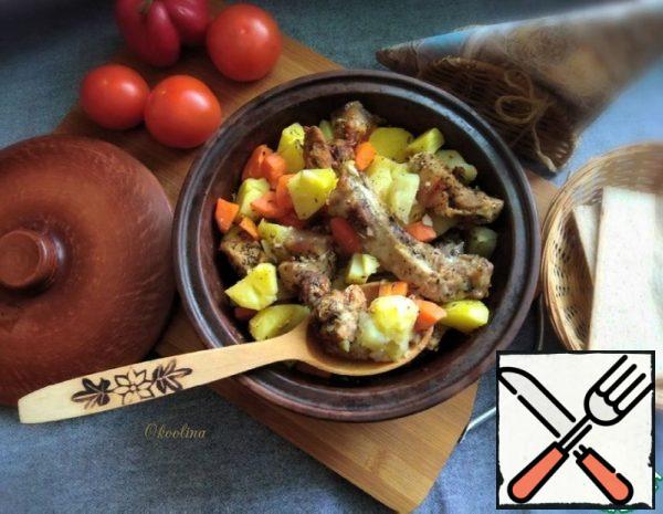 Pork in its Own Juice with Vegetables Recipe