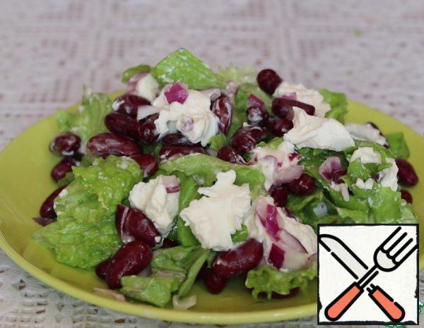 Red Bean and Curd Cheese Salad Recipe