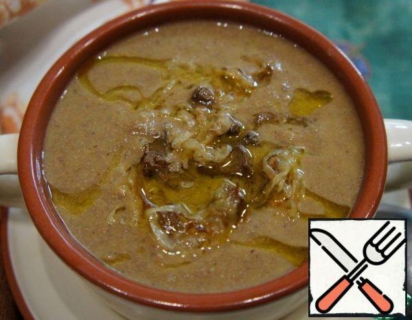 Liver Puree Soup with Mushrooms Recipe