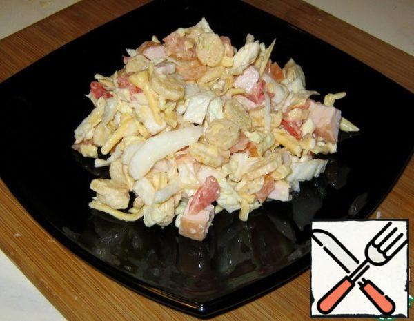 Salad with smoked Chicken Recipe