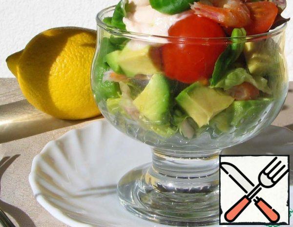 Cocktail Salad with Shrimps Recipe
