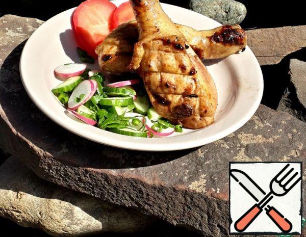 Grilled Chicken in Plum-Soy Marinade Recipe