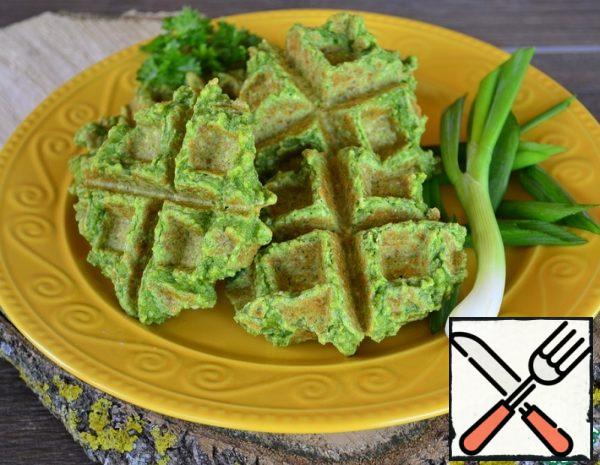 Cheese and Spinach Waffles Recipe