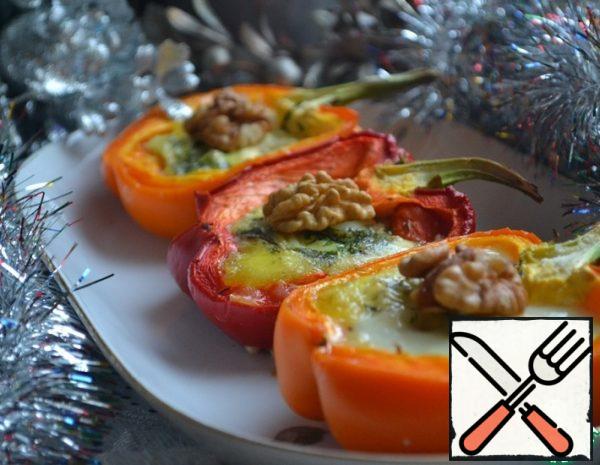Pepper baked with Cheese Recipe
