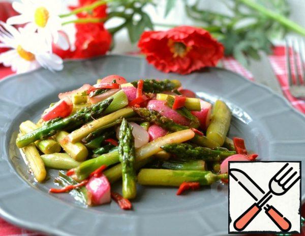 Warm Salad with Asparagus Recipe