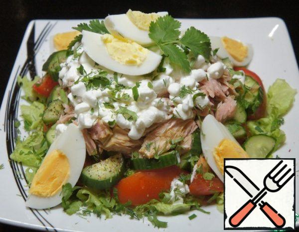 Tuna Salad with Cottage Cheese Recipe
