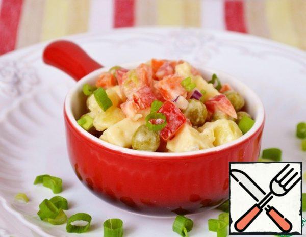 Vegetable Salad with Cheese Recipe
