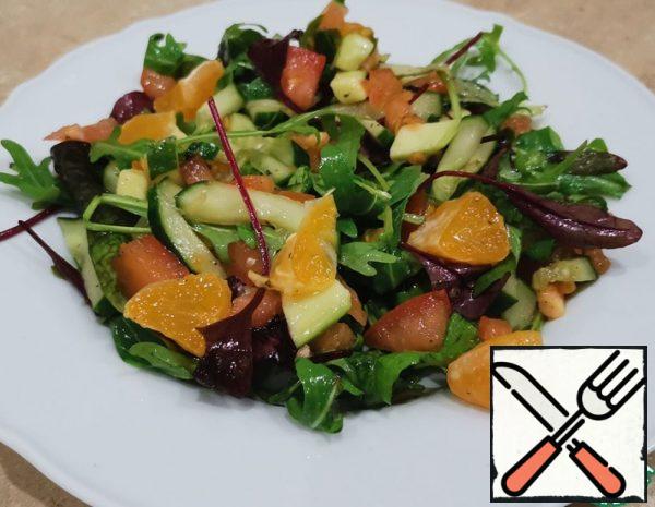Light Salad with Tangerines Recipe