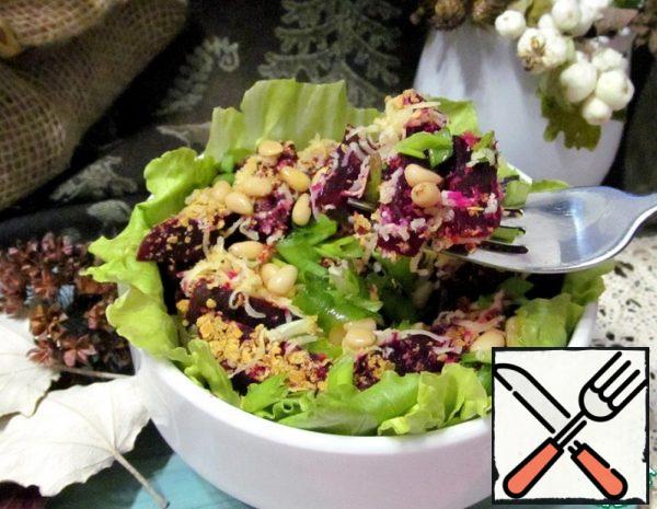 Beetroot Salad with Cheese, Nuts Recipe