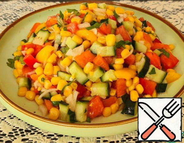 Fresh Salad without Mayonnaise Recipe