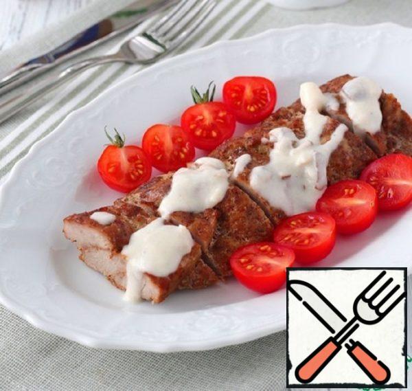 Appetizer "Meat Pigtail" with Cheese Sauce Recipe
