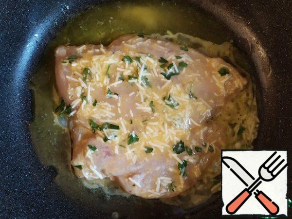 Put in a frying pan and cook for about 4 minutes or until tender.