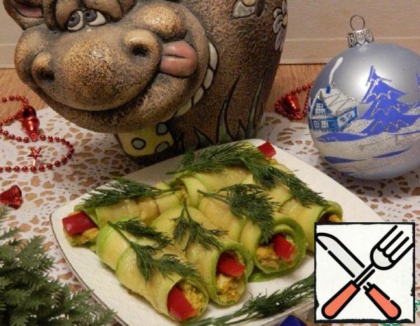 Zucchini Appetizer with Avocado Recipe