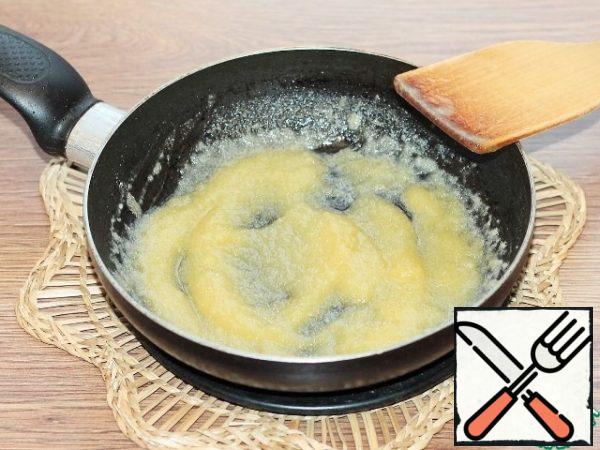 Add the flour and fry it for a couple of minutes.