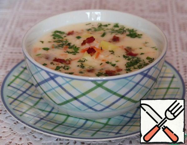 Cheese Soup with Bacon Recipe