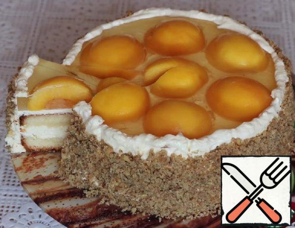 Sponge Cake with Peach Recipr