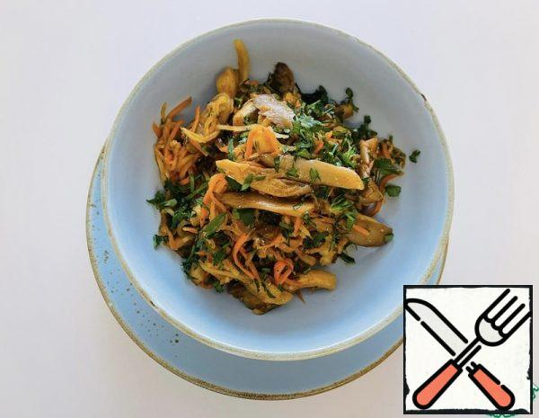 Spicy Salad with Mushrooms Recipe