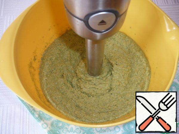 Beat everything with a blender until smooth. At the end of the whipping, add the lemon juice.
