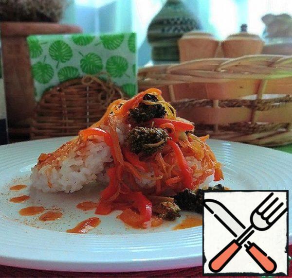 Lean Rice Patties with Vegetables Recipe