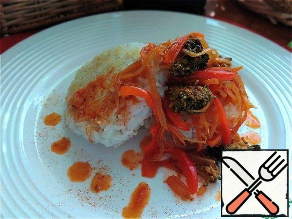 We serve cutlets with vegetables. A couple of cutlets per serving. If desired, pepper with your favorite pepper. Flavorful, delicious and beautiful food in the Fast. During the Fast, we eat healthy and delicious food.
GOOD HEALTH TO all!