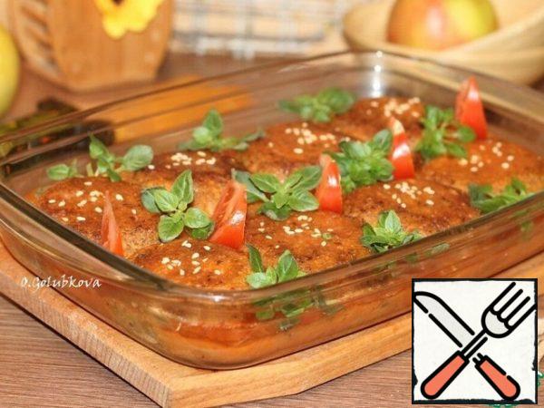 Serve these cutlets as an independent dish with a salad of fresh vegetables.
