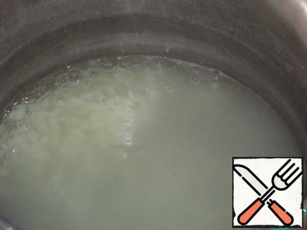 The rice is ready.
