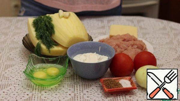 Prepare all the ingredients.