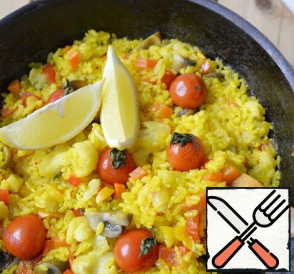 Rice with Vegetables "A la Paella" Recipe