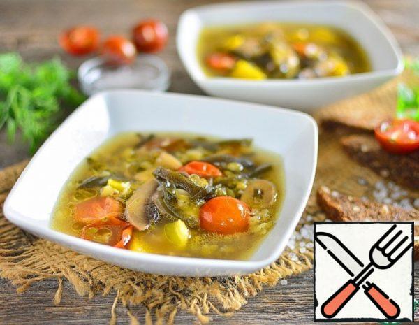 Mash Soup with Seaweed Recipe