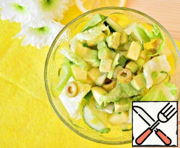 Green Salad with Lemon Dressing Recipe