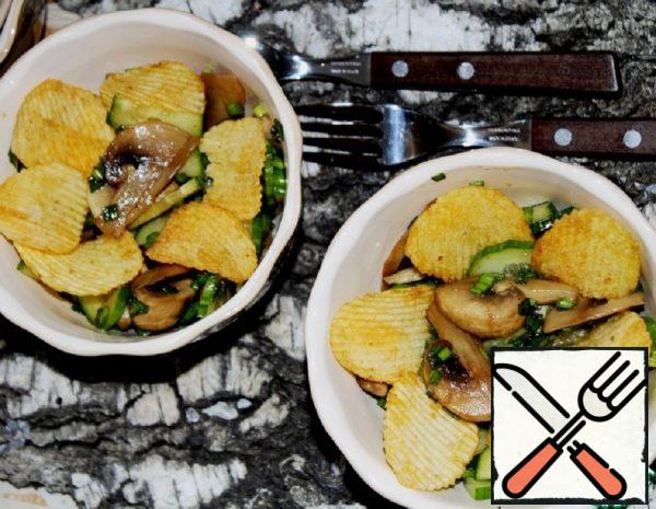 Cucumber and Mushroom Salad Recipe