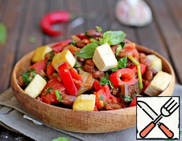 Stew with Beans, Vegetables and Tofu Recipe