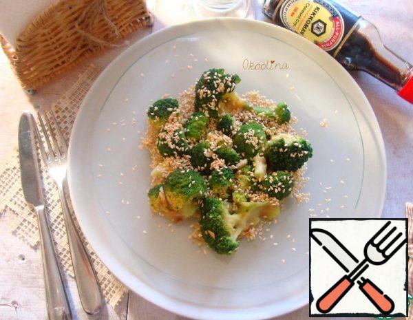 Steamed Broccoli with Sesame Seeds Recipe