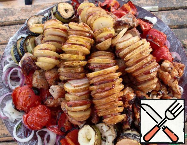 Potato Shish Kebab with Bacon Recipe