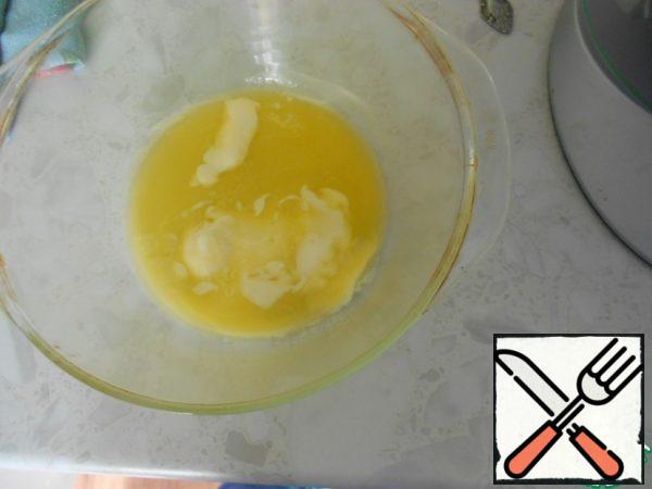 Melt the butter.