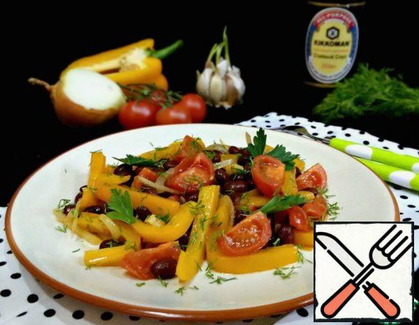 Warm Vegetable Salad with Beans Recipe