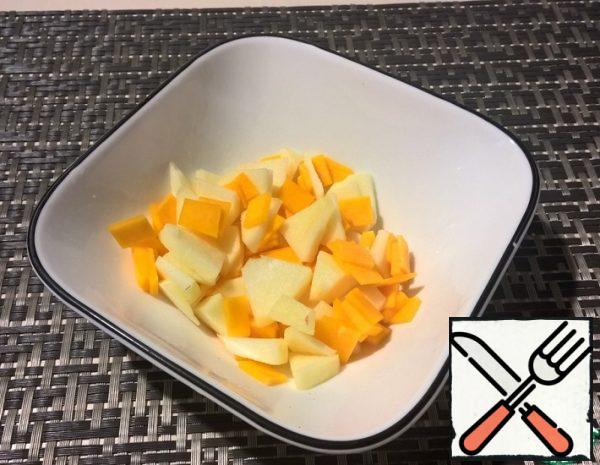 Raw Pumpkin Salad with Apple Recipe