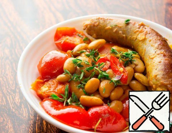 Aromatic Beans with Sausages Recipe