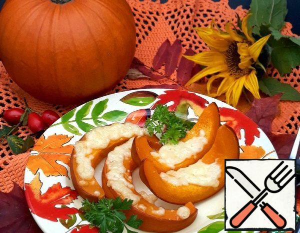 Pumpkin with Cheese, baked in the Oven Recipe