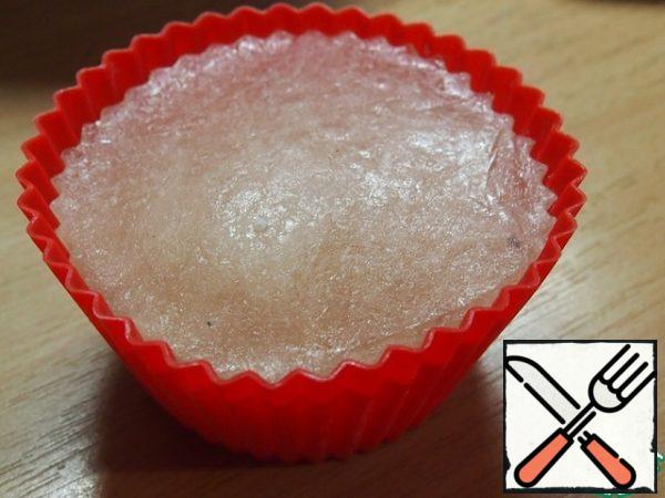 Add the meat broth. You can use a cube. I prepare the broth and pour it into large silicone muffin molds (120 ml) and store it in the freezer, then add it to the dishes as needed. You can pour the broth into cellophane bags and also freeze.