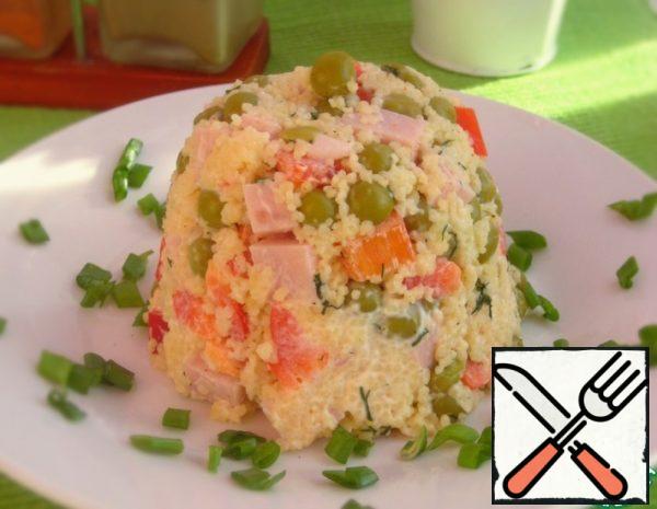 Salad with Couscous and Ham Recipe