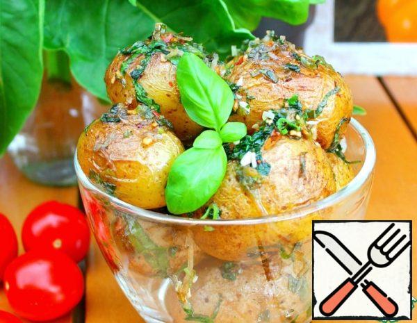 Aromatic Potatoes with Basil Recipe
