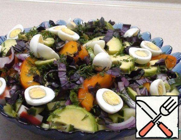 Salad with Persimmon and Avocado Recipe