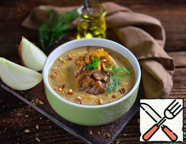 Buckwheat Soup-Puree with Mushrooms Recipe