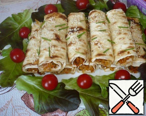 Lean Pita Bread Rolls Recipe
