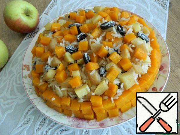 Pumpkin Casserole with Rice and Quince Recipe