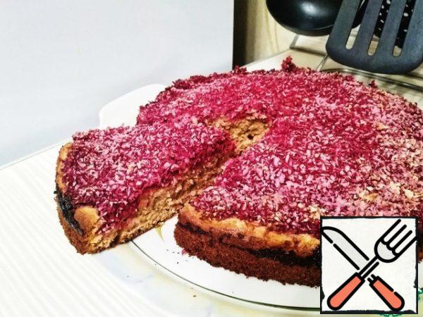 Let the cake cool down a little.
Look at what an air cake turned out.
Bon Appetit!